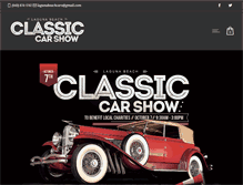 Tablet Screenshot of lagunabeachcarshow.com